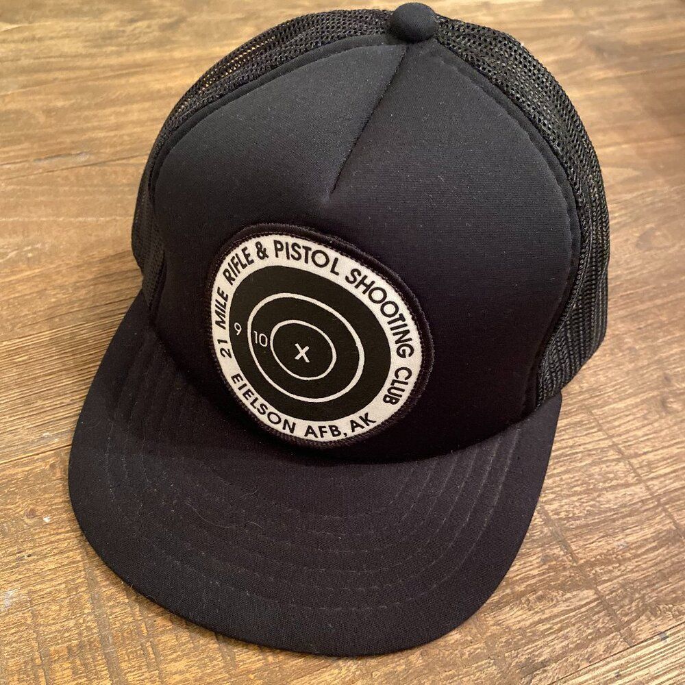 21 Mile Rifle Pistol Shooting Club Eielson Afb Alaska Trucker Cap Hat Vintage Os